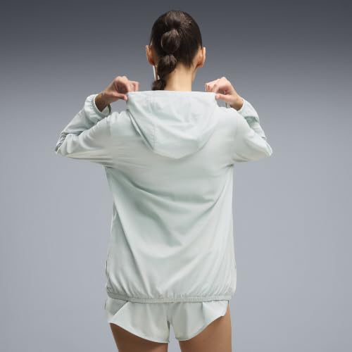 PUMA Veste tissée à imprimés Run Velocity Femme S, Créme De Mint Green