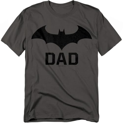 Popfunk Batman Batdad Sleek Logo for Fathers and Dads T Shirt (Small)