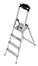 Price comparison product image Hailo 8160-401 L60 150 kg Capacity Aluminium Stepladder (4 Steps)