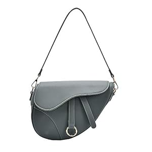 Ladies Underarm saddle bag All-Match Shoulder Bag Handbag Messenger Bag Magnetic button With Wide and narrow 2 shoulder straps