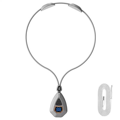 Masaje de cuello de linfático EMS, máquina de drenaje linfático de 5 modos | Masajeador eléctrico de drenaje linfático | Masajeador de cuello de linfático adecuado para el hogar, el