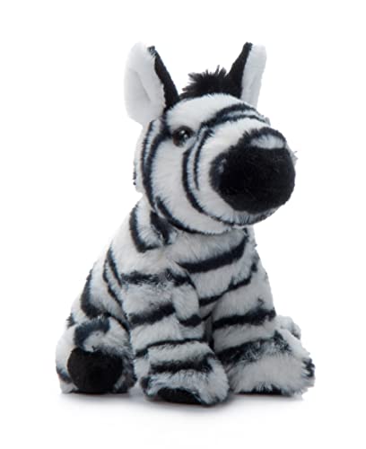 Image of The Petting Zoo Zebra Stuffed Animal Plushie, Gifts for Kids, Wild Onez Babiez Zoo Animals, Zebra Plush Toy 6 inches