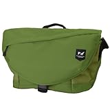 [ゼロクラッシュ] ZERO CRASH メッセンジャーバッグ メンズ a4 大容量 撥水 軽量 斜めがけ ショルダーバッグ 【12-1709K】 (グリーン)