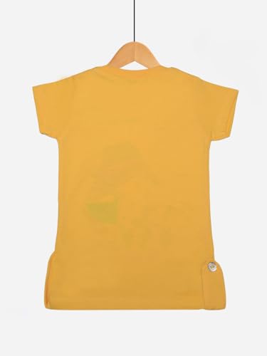 Image of Dollar Champion Cotton Regular Fit T-Shirts for Girls -Actual Color May Vary