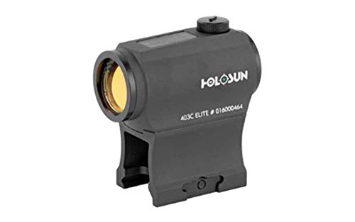 HOLOSUN Elite 2 MOA Dot Night Vision Compatible Solar/Battery Green Dot Sight, HE403C-GR