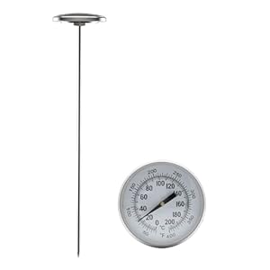 Rudiaoa Öltemperaturanzeiger Lange Sonde Analog