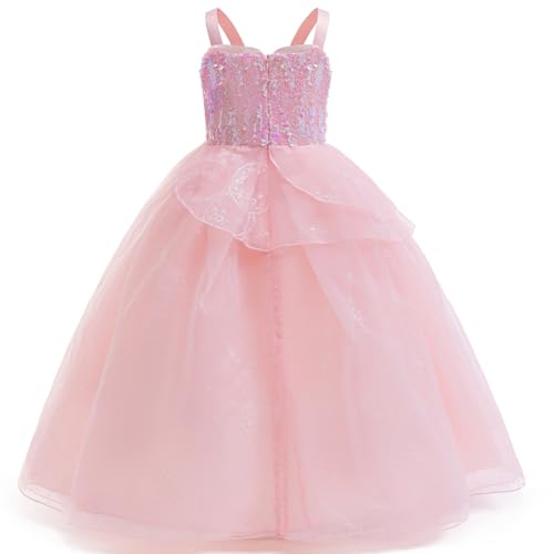 Disfraz de bruja rosa para niñas talla 4-5 años miniatura 4