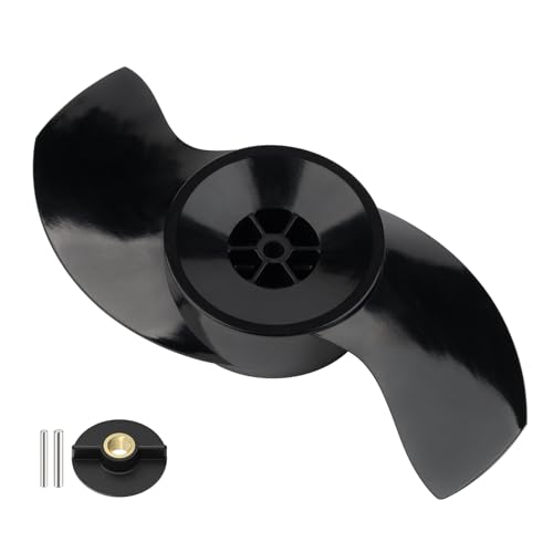 Image of PalpitateC 8M4004173 Katana Two-Blade Propeller Compatible with MotorGuide Trolling Motor Propeller Replacement Parts, 3.5 inch Hub, 10.25 inch Diameter fits All 3.5-inch Diameter Drill Propeller