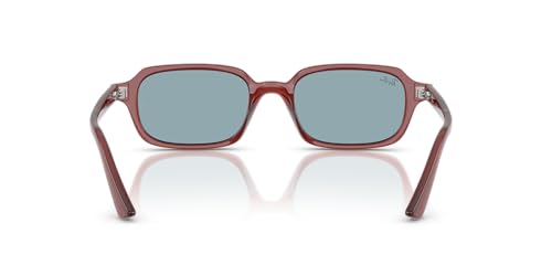 Ray-Ban RB4455F Zuri Low Bridge Fit Sunglasses, Rusty Brown/Blue, 51 mm - image 4