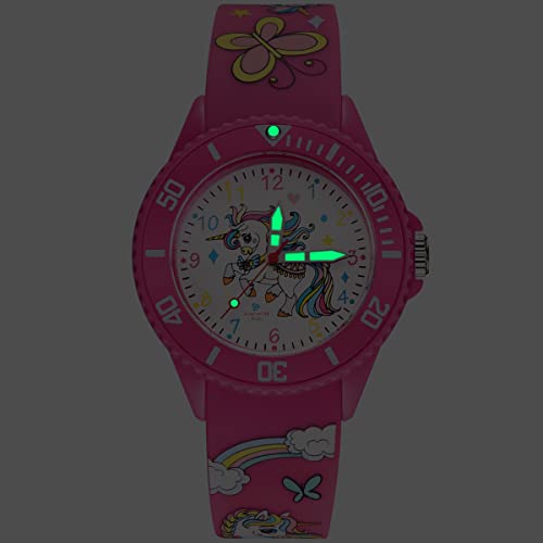 Reloj infantil Alienwork para aprender la hora con impermeabilidad de 5 ATM 6
