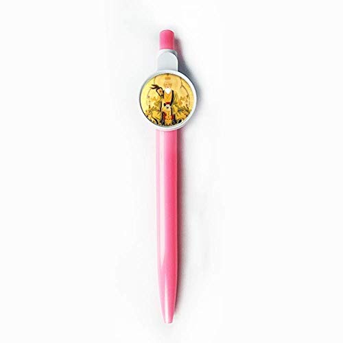 Stylo à bille rétractable religion taoïste encre bleue motif dieu chinois
