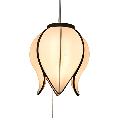 つぼみ ペンダントライト 1灯式 コード白30cm 和室 照明 led電球対応 led 照明器具 天井照明 天井 ペンダント ライト ランプ おしゃれ かわいい 寝室 ダイニング 和風 和モダン 和 和風照明器具 キッチン ペンダント照明 間接照明 玄関