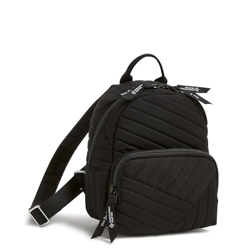 Image of Cotton Mini Backpack Purse, Black