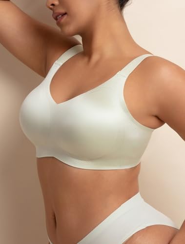 COMFELIE Bras for Women 2025 Luxury Satin Curve Pop NanoSoft Seamless Wireless Bra with Laundry Bag3