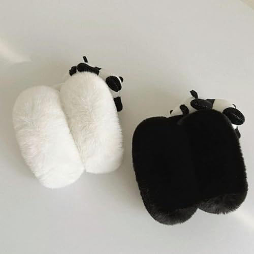 Cache-oreilles panda mignon : la solution contre le gel d'hiver