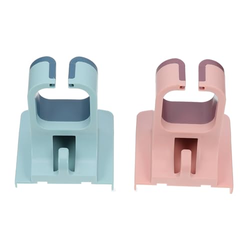 IWOWHERO Hair Dryer Rack Wall Mount No Drill Stylish Design Strong Load-bearing for Bathroom Supply