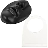 FOMIYES Modelo Facial de Entrenamiento Nariz Falsa y Boca para Práctica de Perforación y Exhibición de Piercings de Formación