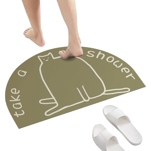 Bath Mat – Alfombrilla de baño antideslizante | Matro Non Slip para suelo húmedo para personas mayores | Tabis no absorbente absorbente suave microfibra baño bañera Outlet cocina salón dormitorio