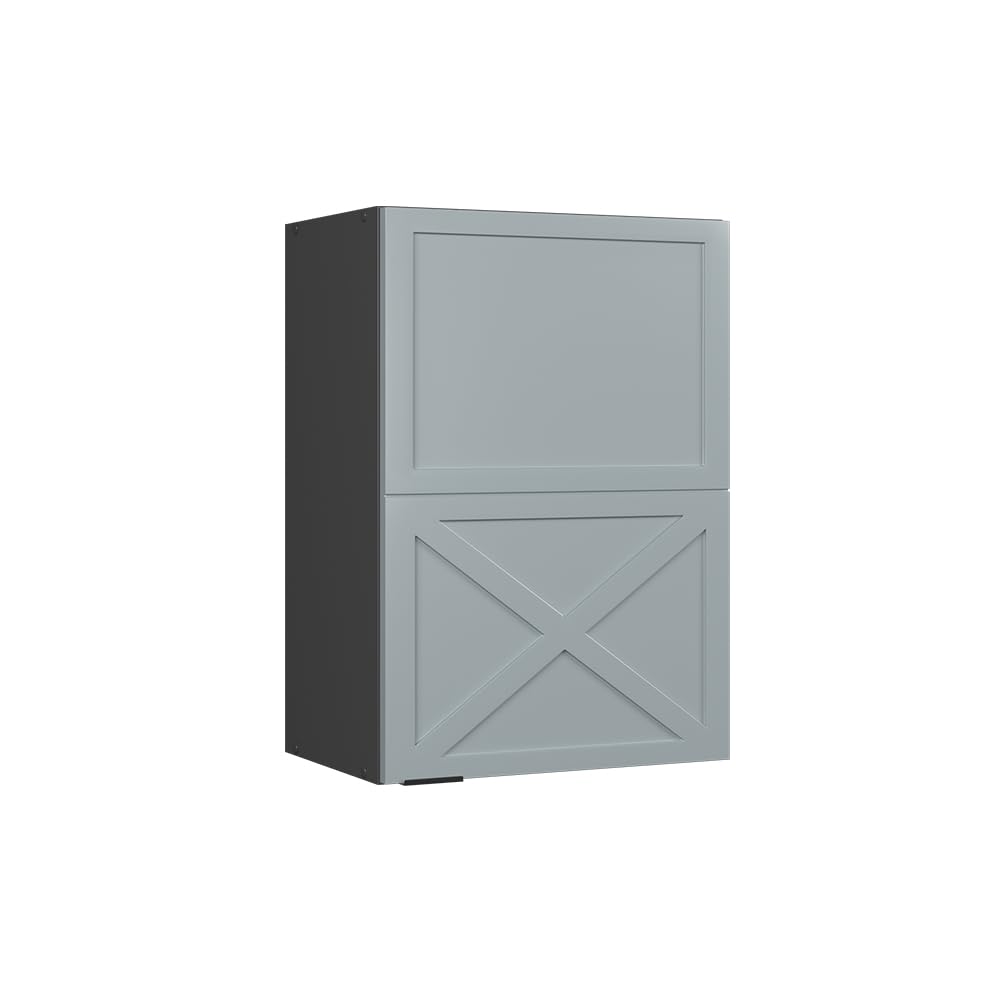 Vicco Wall cabinet Fame-Line, Light blue-grey, 50 cm