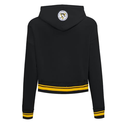 Sudadera NHL Retro Classics Pro Standard de mujer corta tipo fleece con capucha ajustable 2