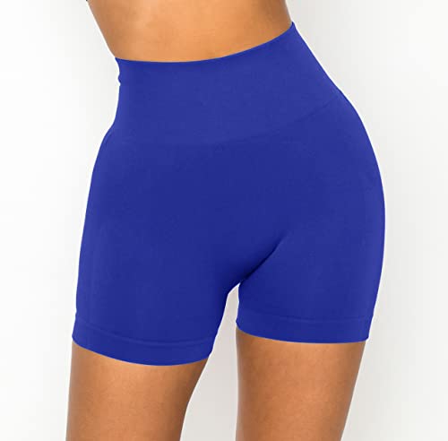 Image of ALWAYS Women's High Waist Bike Shorts - Athletic Workout Tummy Control Stretch Running Yoga Pants