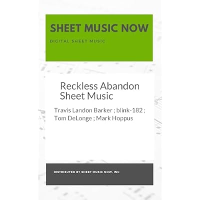 Reckless Abandon Sheet Music