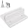 Vertical Laptop Stand [New Version: Two More Rubber Pads & Hex Key Storable Design] ABS Plastic Adjustable Dock up to 15 inch PC Desk Space Saver for MacBook/Surface/iPad/mini PC (White)