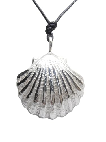 Capasanta : Ciondolo in Argento 925 - Pendente con Conchiglia - Simbolo San Giacomo - Cammino Santiago - Pellegrinaggio