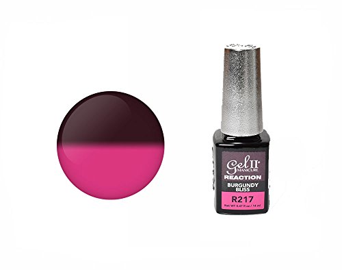 GEL II Reaction Color Changing Nail Mood Polish 0.47 oz - Burgundy Bliss R217