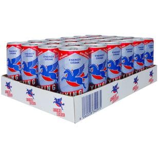 24 Dosen Flying Horse Energy Drink a 250 ml in Dose inc. 6,00€ EINWEG Pfand