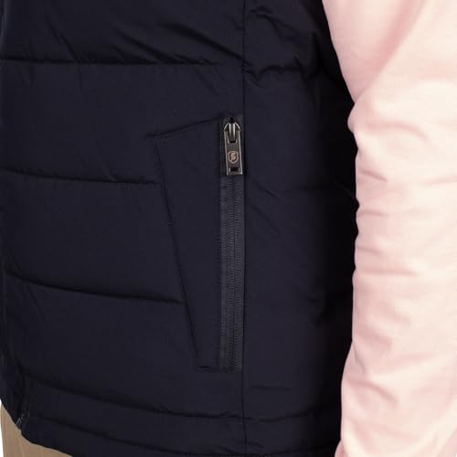 Doudoune sans manche Shilton avec patch poitrine brodé et finitions matelassées - 5