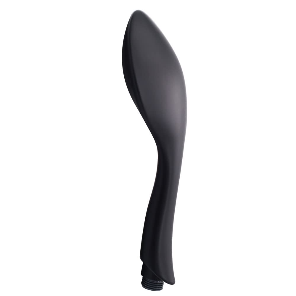 Westbrass HS5601-62 - Ducha de mano redonda fina con 5 funciones ajustables de 5 pulgadas, color negro mate