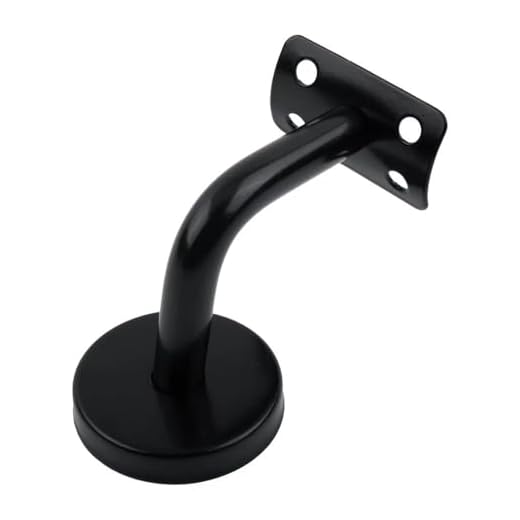 Handrail Bracket 1Pcs Stair Railing Guardrail 60x80mm Balustrade Bracket Durable Hand Rail(Curved 60x80mm)