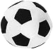 IKEA Stoffball Sparka Softball mit 20cm Durchmesser - Fußball in SCHWARZ-Weiss - waschbar - Keine Altersbeschränkung