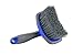 Relentless Drive Ergonomic Tire Brush - Car Wheel Brush for Tire Shine Application - Heavy Duty Bristles & Curved Head for Easy Use