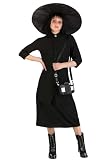 Fun Costumes Women's Gothic Lydia Deetz Costume Dress - Witch Halloween Cosplay - Gothic Fantasy Costume - Sophisticated Witchy Dress - Medium - Black