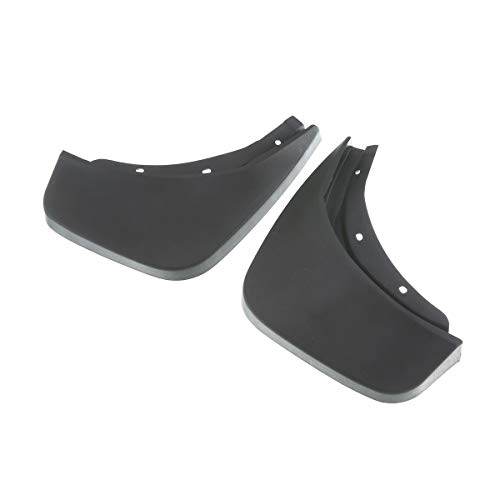 Image of A-Premium Mud Flaps, No Drilling Required Splash Guards with Accessories | Compatible with Volvo V90, V90 Cross Country, 2017-2019 Wagon, Set of 4 Front and Rear
