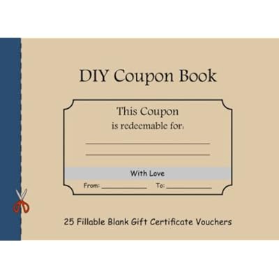 DIY Coupon Book