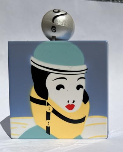 Cinta métrica decorativa Art Deco 5 pies retráctil miniatura 1
