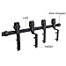 4-14FT Bypass Sliding Barn Door Hardware Kit Single Track System Carbon Steel Basic Roller Hanger Easy to Install Fit Double 48