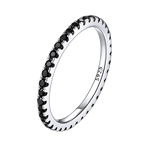 Bague Argent 925 avec Zircon Noir ChicSilver pour sublimer vos tenues de soirée et mariages