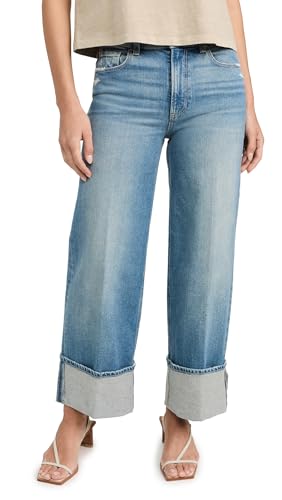 PAIGE Women's Sasha Ankle Wide Cuff Jeans
