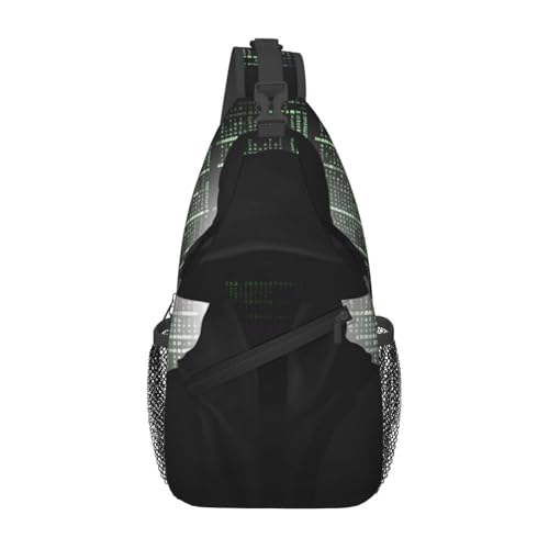 Bolso Crossbody tipo Sling para Trekking Negro miniatura 1