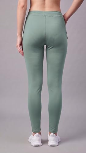 Image of Mehrang Stretchable Yoga Pants for Women & Gym Pants for Women Workout with Mesh Insert & Side Pockets