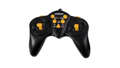 Amewi Kettenbagger mit Metallschaufel 16-Kanal 1:18 RTR ferngesteuert RC Kinder ab 6 Jahre, Gelb