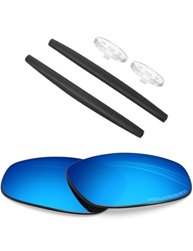 Image of BLAZERBUCK Anti-salt Polarized Replacement Lenses & Sock Kit for Oakley Whisker OO4141 Sunglass