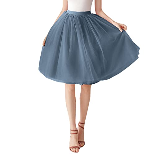 Damen Großes Kostüm Tüllrock Tutu Unterrock Kurz Ballkleid Ballett Tanzkleid Abendkleid Anlass Tumblr Mädchen (B-GY1, One Size) Damen Großes Kostüm Tüllrock Tutu Unterrock Kurz Ballkleid Ballett Tanzkleid Abendkleid Anlass Tumblr Mädchen (B-GY1, One Size)