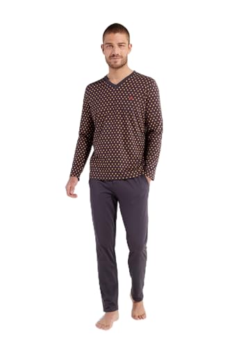 HOM Pyjama Long Jegor ensemble masculin haut de gamme en maille douce