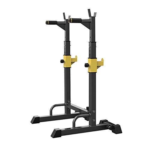 JRFWD Regulable Barra Pesas Rack,Soporte Sentadillas,Rack con Mancuernas para Multifuncional Barbell Levantamiento de Pesas Plegable el hogar Carga MAX 250Kg