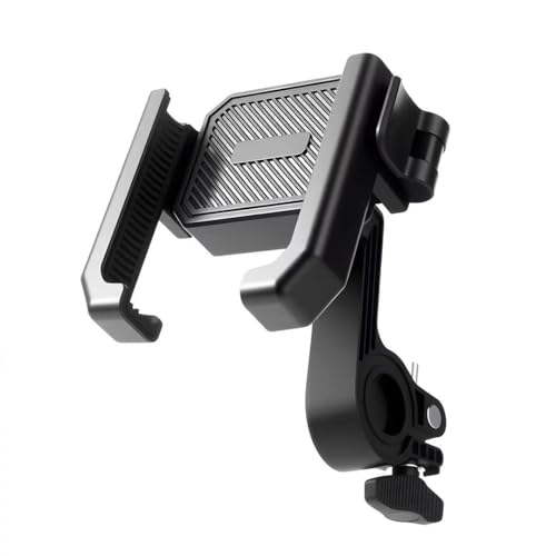 Image of Bike & Scooter Phone Mount for Navigation, 360 Swivel Rotation, Strong Clamp Lock Mechanism, Anti-Shake Shockproof Design, Universal Handlebar Compatibility